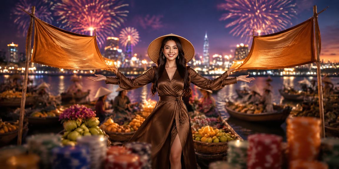 Người dùng Việt Nam sử dụng ứng dụng cá cược trên điện thoại tại quán cà phê Sài Gòn